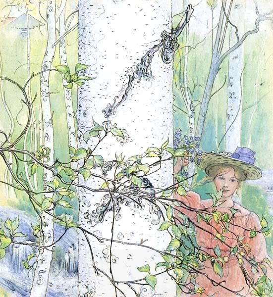 Carl Larsson Spring oil painting picture